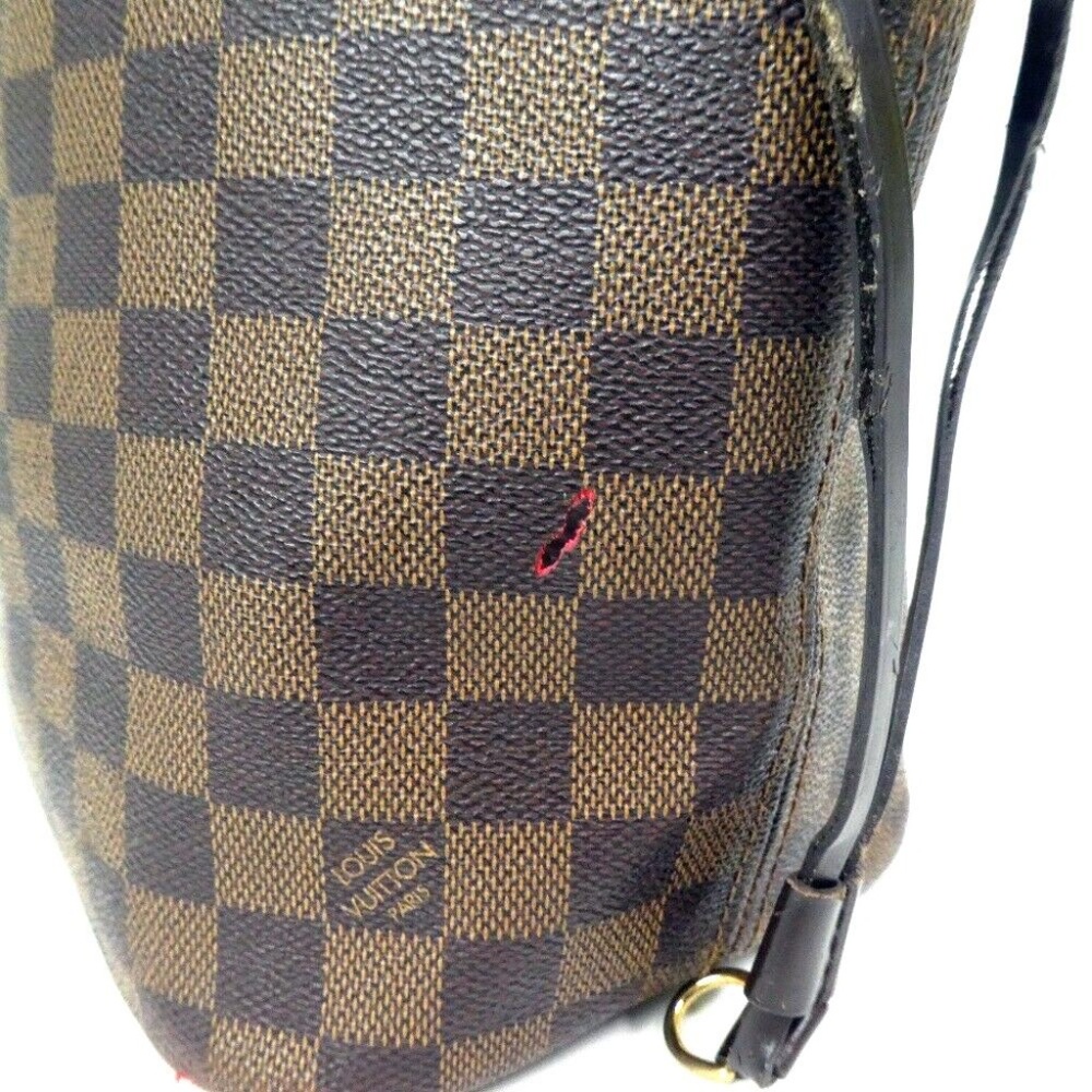 Auth Louis Vuitton Damier Neverfull Mm Bag #697L32 - Picture 4 of 7